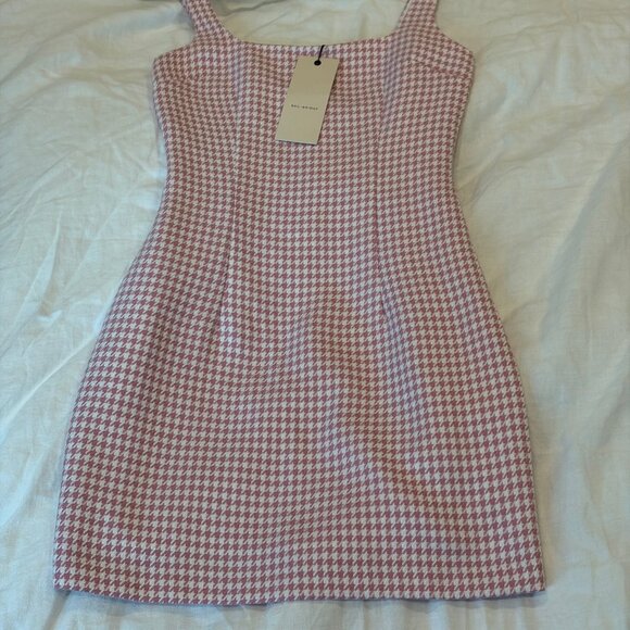 NWT Bec + Bridge Margaux Mini Dress Pink Size 2 Satin Cocktail - Picture 4 of 5